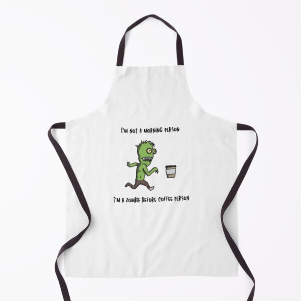 Item preview, I'm not a morning person, I'm a zombie before coffee person designed and sold by Vividy.