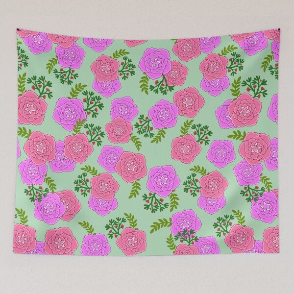 Item preview, Seamless rose garden design designed and sold by Charmy Design.