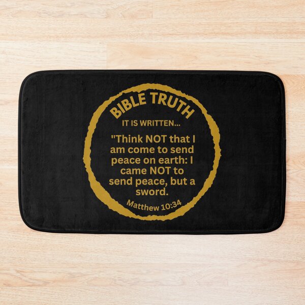 Item preview, Matthew 10:34: Sword Not Peace Verse designed and sold by Nancyanna.
