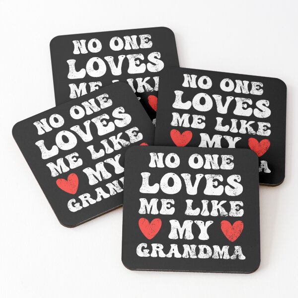 Item preview, Grandma Grandkids Valentine No One Loves Me Like Grandma designed and sold by iliasjeff.