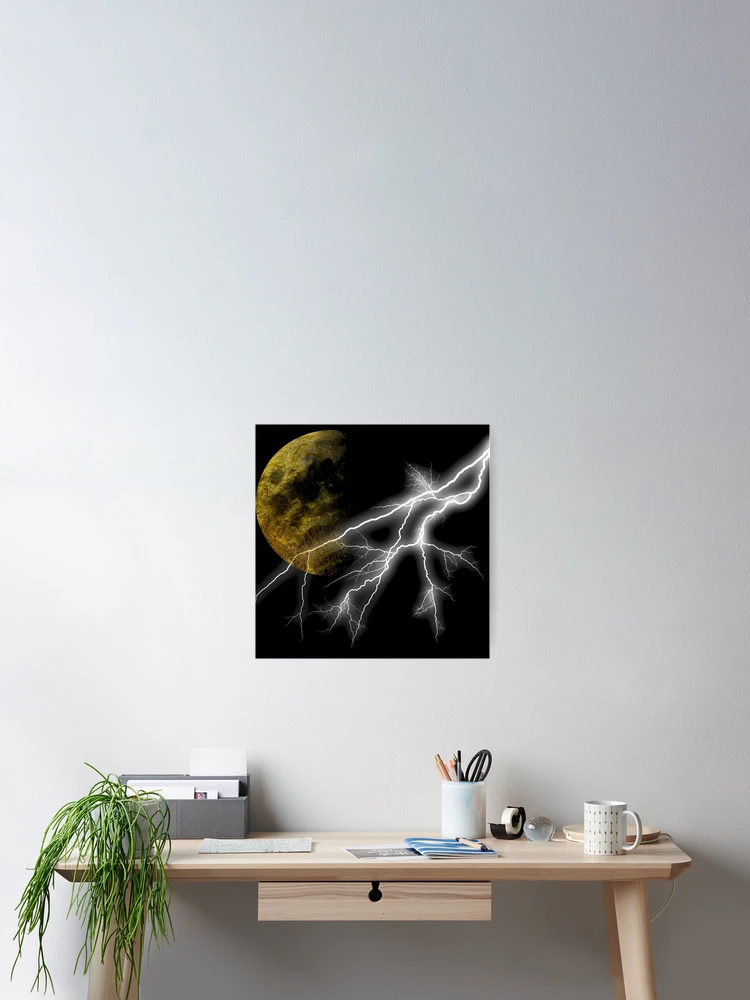 Thumbnail 2 of 3, Poster, lightning designed and sold by RESISTORART.