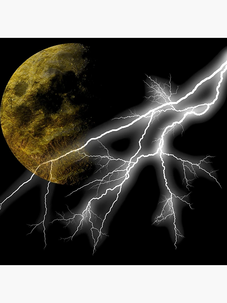 Thumbnail 3 of 3, Poster, lightning designed and sold by RESISTORART.