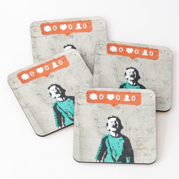 Item preview, No Followers Banksy Street Art No friends designed and sold by WE-ARE-BANKSY.
