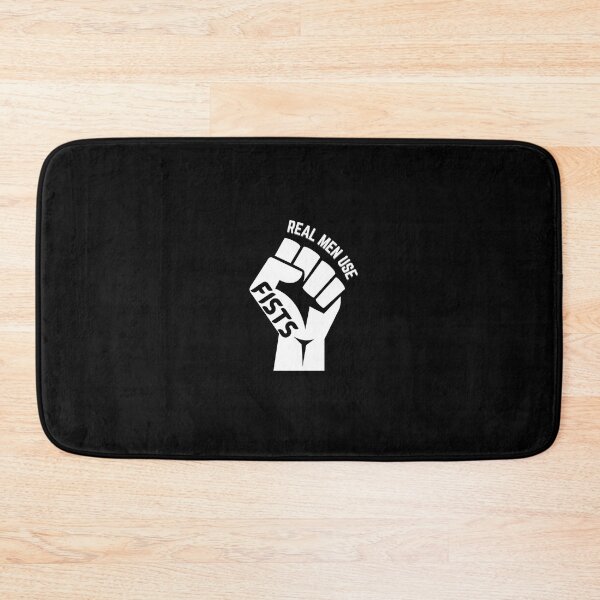 Item preview, Real men use fists designed and sold by NikkosDesigns.