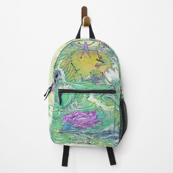 Item preview, Sea of Uncertainty Backpack designed and sold by Geomano Negron.