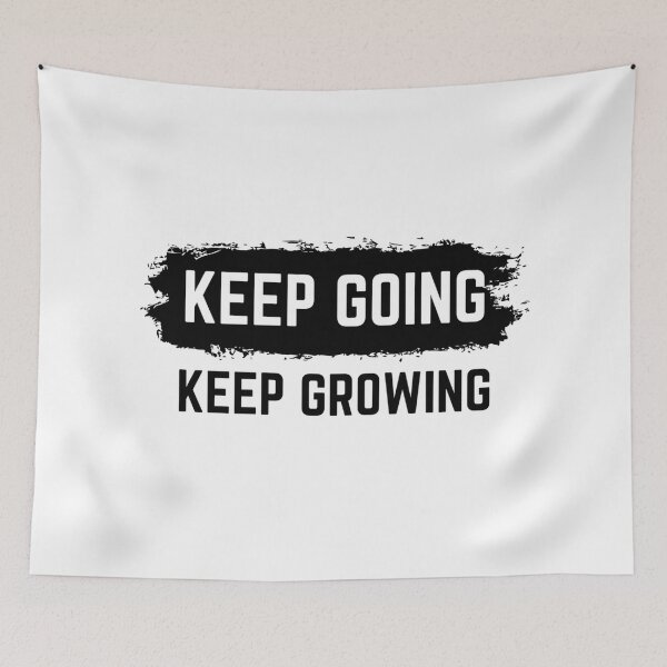 Item preview, Keep Going Keep Growing - Motivational Words designed and sold by texteestore.