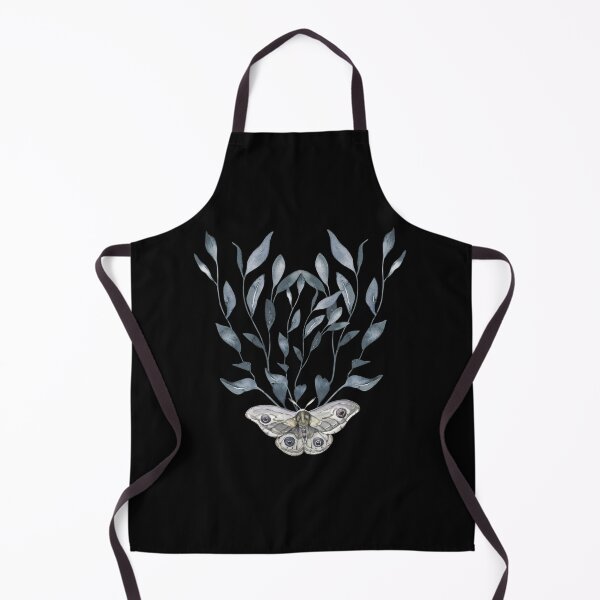 Item preview, Grey Moth on Leaves designed and sold by KatsCarnations.