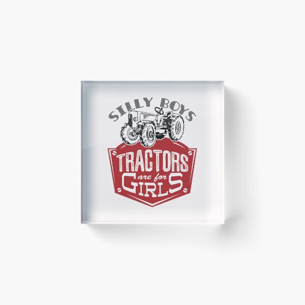 Item preview, Silly Boys Tractors Are for Girls designed and sold by jaygo.