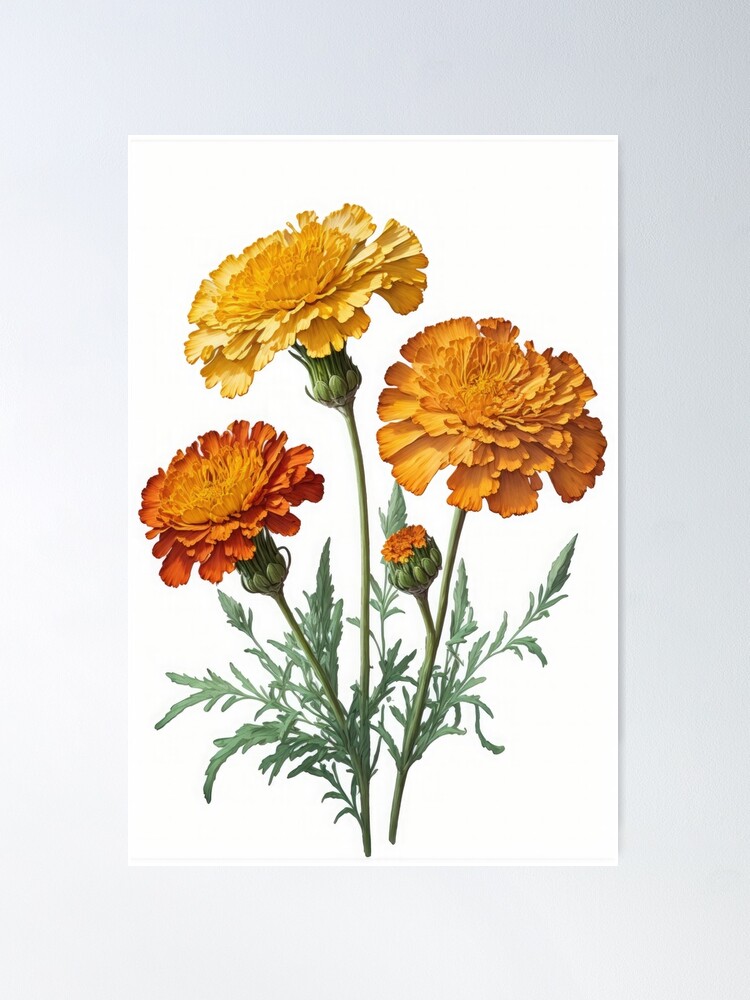 Marigold Flower Bath Mat