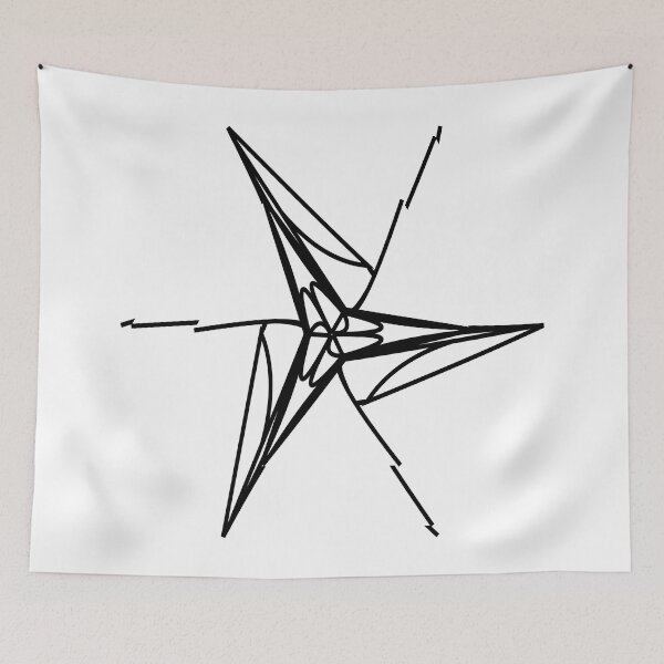 Item preview, Monochrome unique design B19 designed and sold by fishpressink.