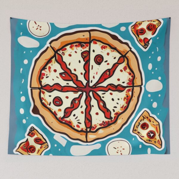 Item preview, Cute Pizza Slice - Cartoon Style Illustration - Simple but Delicious designed and sold by WBP Mart.