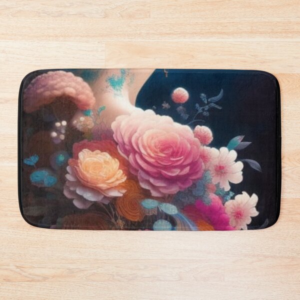 Item preview, Floral Head Portrait of a Woman designed and sold by Verdant Rose Studio.