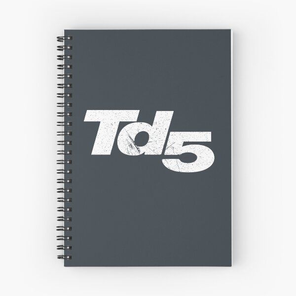 Artikelvorschau, Land Rover TD5 Inline 5-Zylinder - weißes Distressed-Logo entworfen und verkauft von NorthAngle.