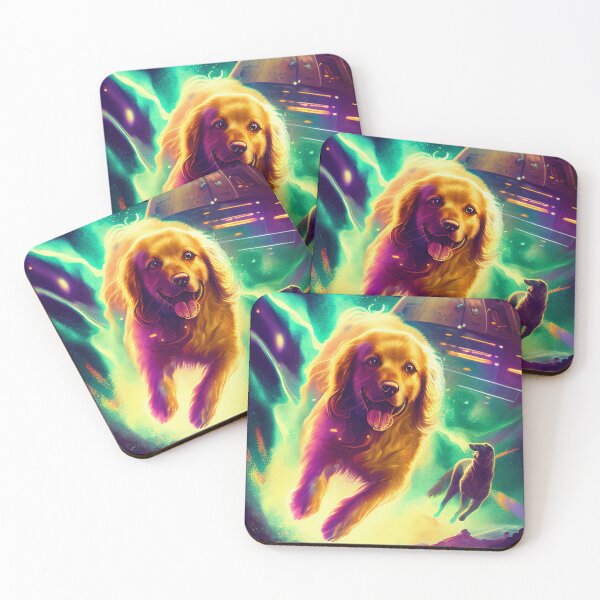 Item preview, Bark to the Future: A Golden Retriever's Cosmic Quest designed and sold by GoldenCuteness.