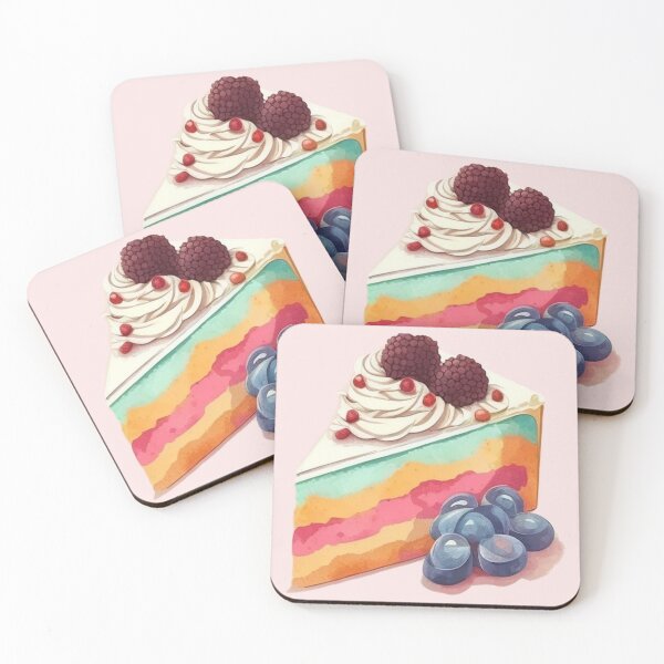 Item preview, Cake Slice and Fruits designed and sold by AxeWave.