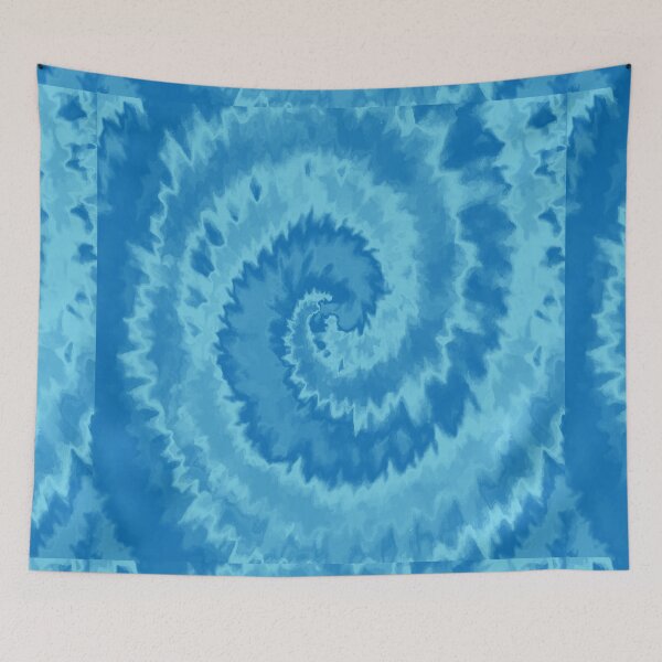 Item preview, Colorful Swirl in Blue Shades Pattern 55 designed and sold by Manal-Patterns.