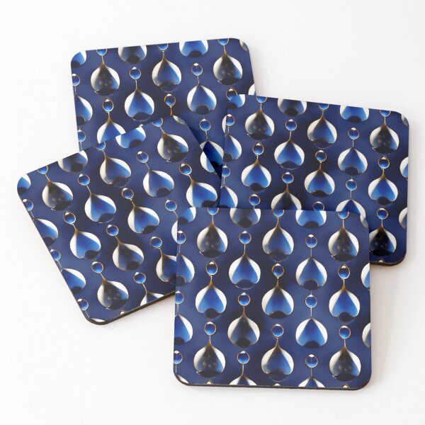 Item preview, Blue drop design designed and sold by HagaAIArt.