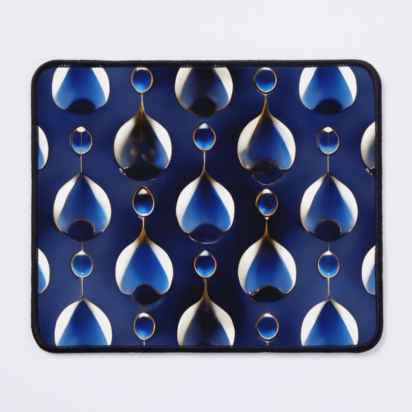 Item preview, Blue drop design designed and sold by HagaAIArt.