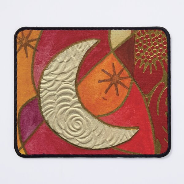 Item preview, Moon and Stars - Watercolor Mixed Media - Starry Sky designed and sold by piesdesignart.