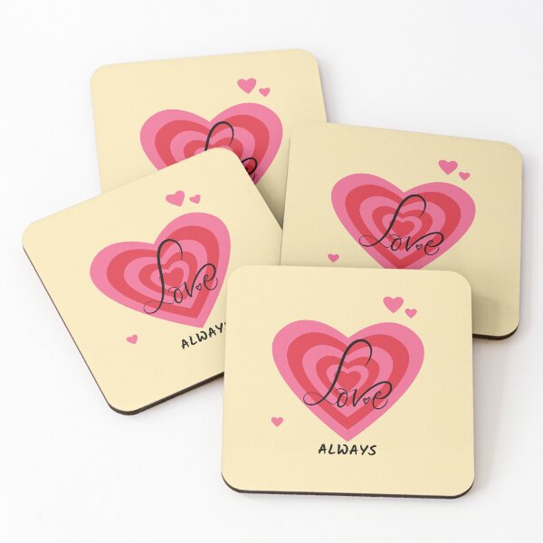 Item preview, Red and Pink Hearts Love Always Design designed and sold by InspiredForever.