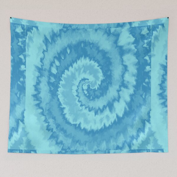 Item preview, Colorful Swirl in Blue Shades Pattern 56 designed and sold by Manal-Patterns.