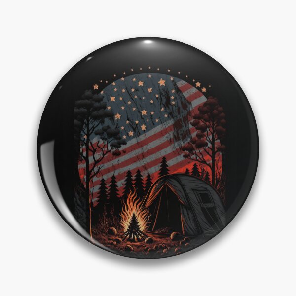 Item preview, Patriotic Campers American Flag designed and sold by druckfun.