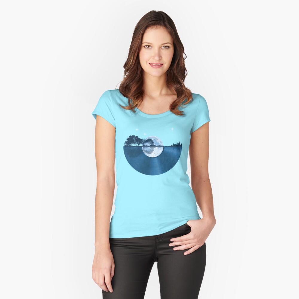 Item preview, Fitted Scoop T-Shirt designed and sold by maryedenoa.