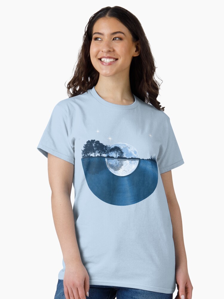 Thumbnail 1 of 7, Classic T-Shirt, Nature Guitar Record designed and sold by maryedenoa.