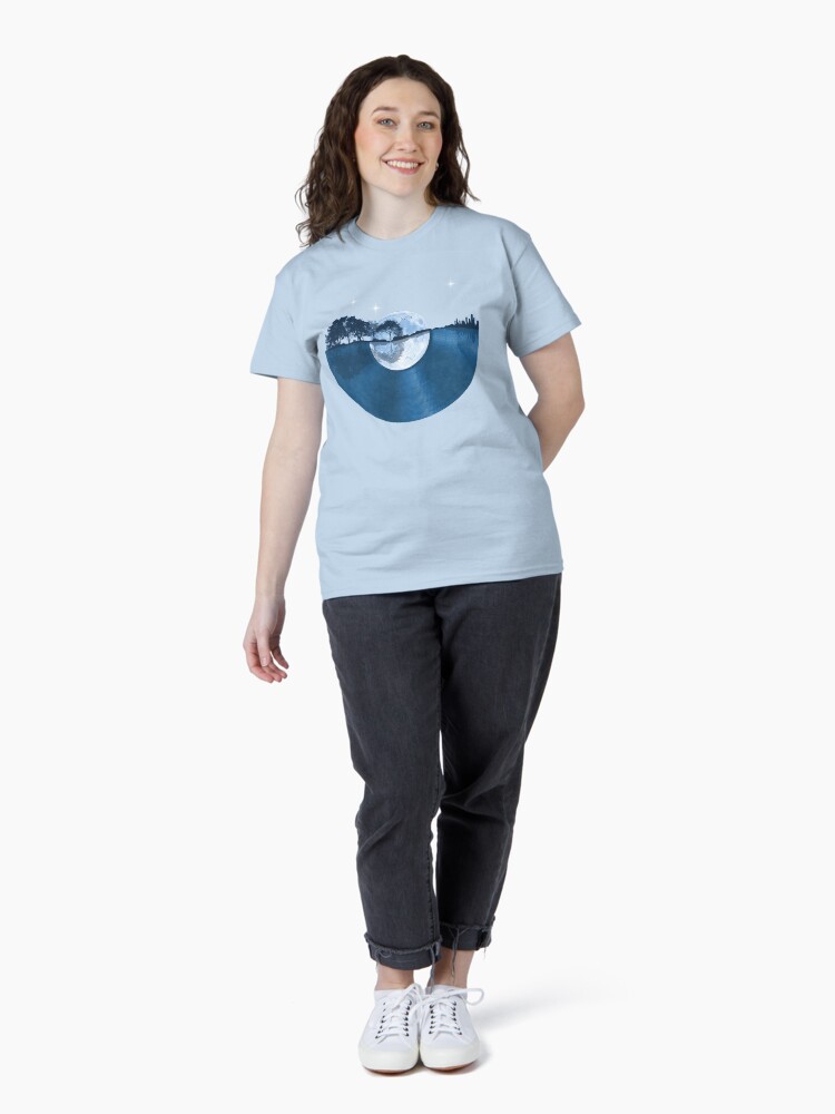 Thumbnail 4 of 7, Classic T-Shirt, Nature Guitar Record designed and sold by maryedenoa.