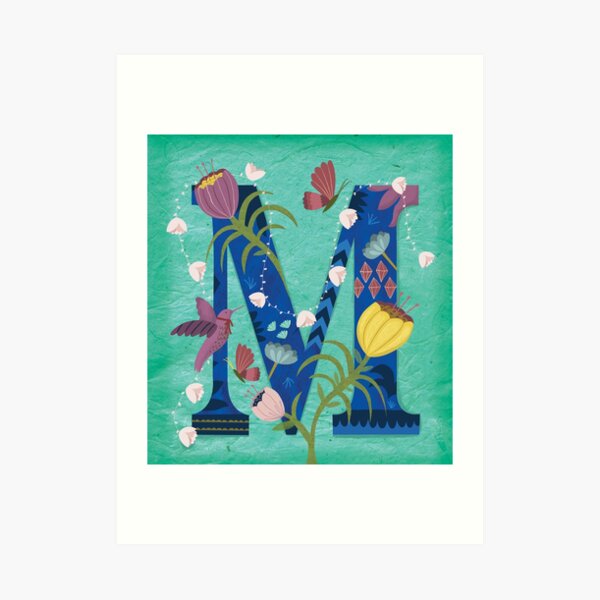 Letter M Art Print