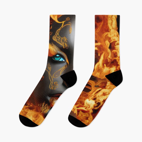 Item preview, Fire Panther Woman designed and sold by PopOptikal.