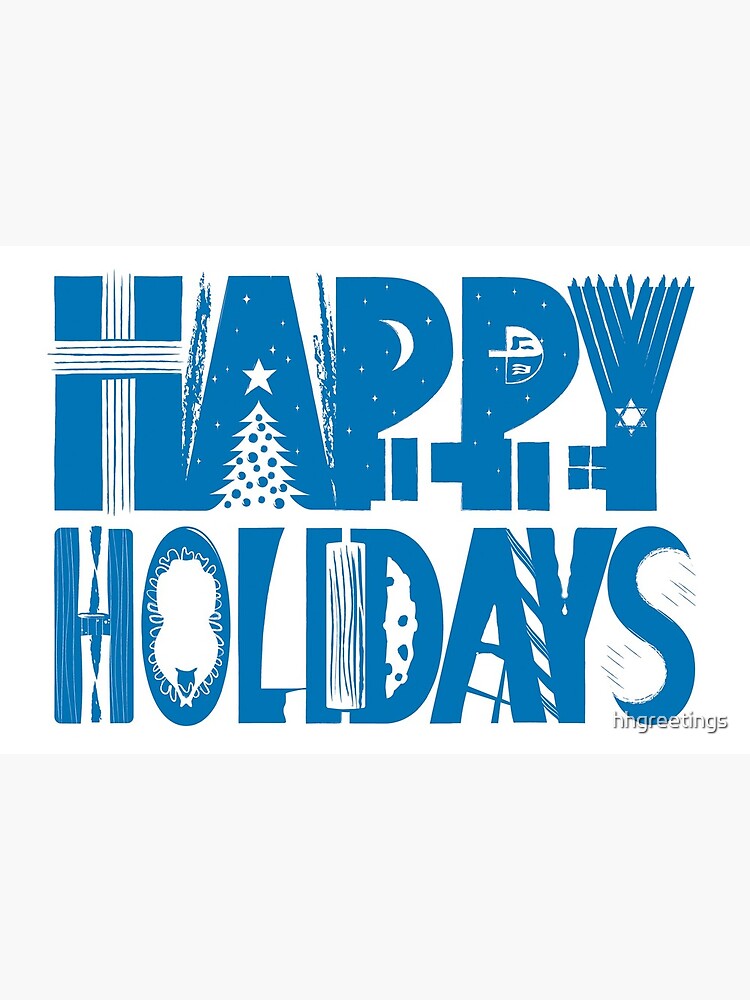 Thumbnail 2 of 2, Greeting Card, Happy Holidays designed and sold by hhgreetings.