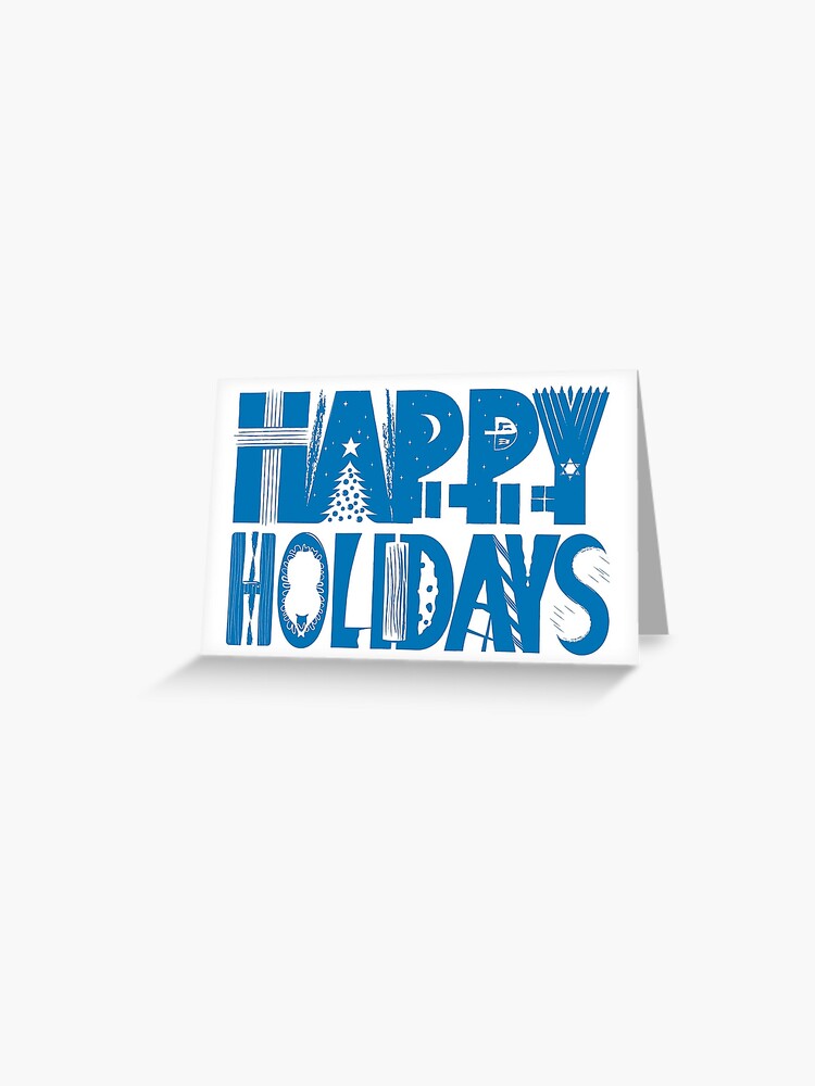 Thumbnail 1 of 2, Greeting Card, Happy Holidays designed and sold by hhgreetings.