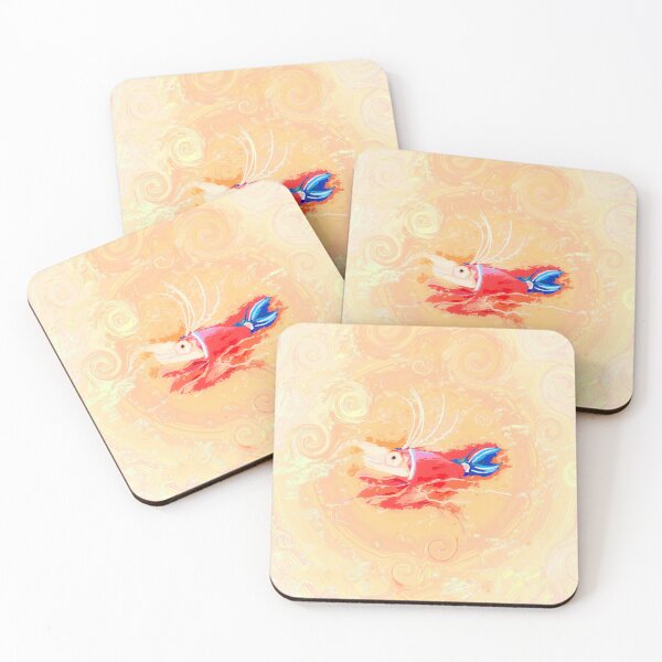Item preview, Red Fish Boho Vibes Coastal Bohemian Style Art or Home Décor  designed and sold by Beachy.