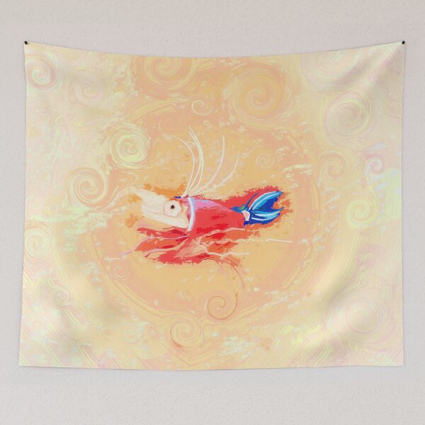 Item preview, Red Fish Boho Vibes Coastal Bohemian Style Art or Home Décor  designed and sold by Beachy.