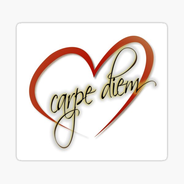 "Carpe Diem" by Tony DuPuis Sticker