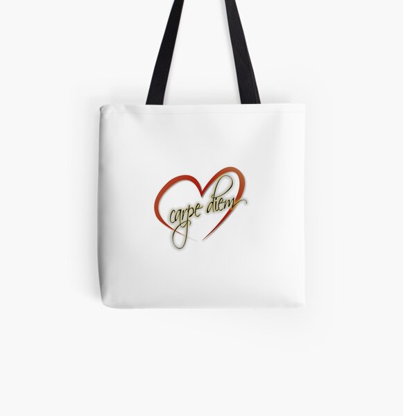 "Carpe Diem" by Tony DuPuis All Over Print Tote Bag