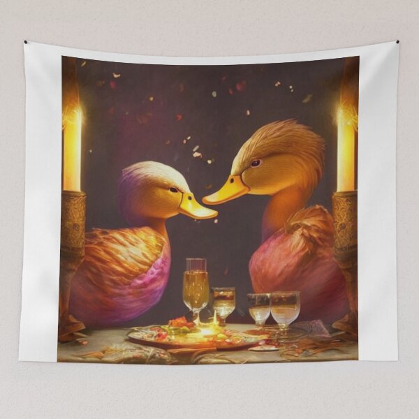 Item preview, Romantic Ducks designed and sold by Verdant Rose Studio.