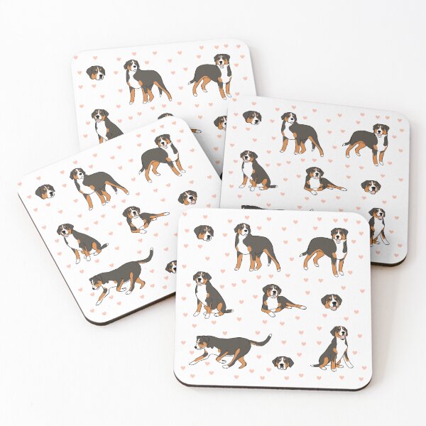 Item preview, greater swiss mountain dog cute illustration  designed and sold by Yarafantasyart.