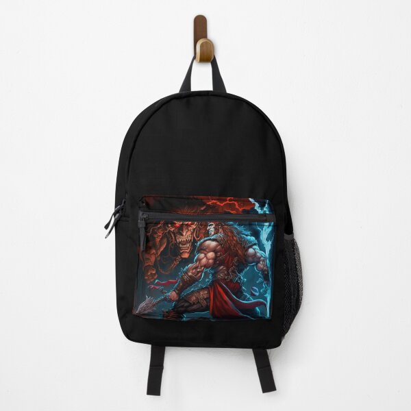 Item preview, Barbarian warrior fighting with demon designed and sold by ARTeez⭐️⭐️⭐️⭐️⭐️.