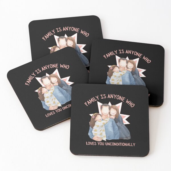 Item preview, Family is Anyone Who Loves You Unconditionally designed and sold by Oceanarium.