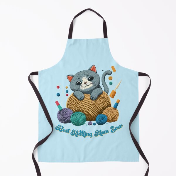 Item preview, Best Knitting Mom Ever Cat #3 designed and sold by aifuntime.