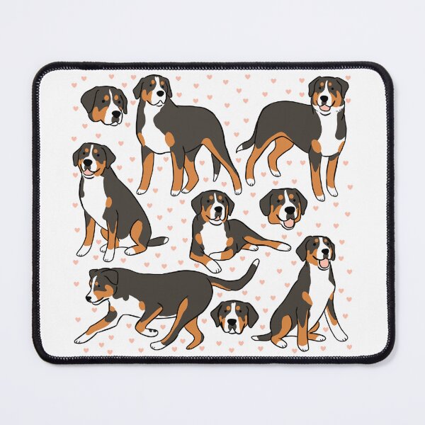 Item preview, Greater swiss mountain dog cute illustration  designed and sold by Yarafantasyart.