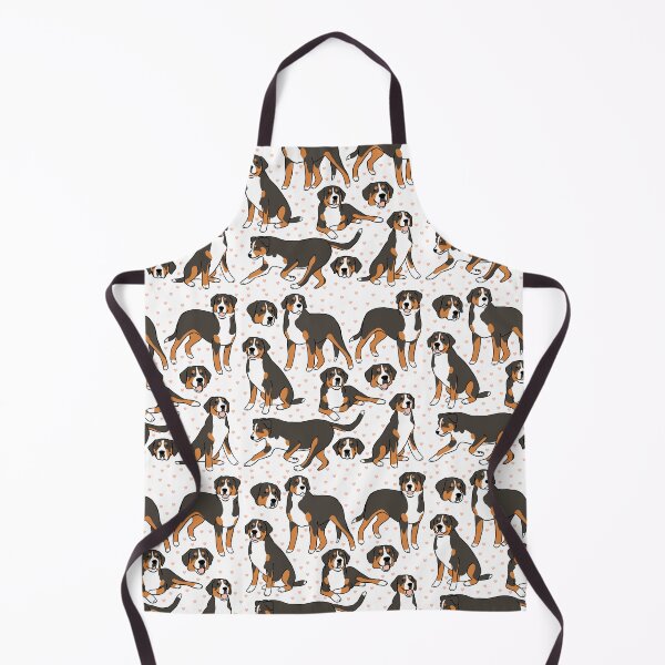 Item preview, Greater swiss mountain dog cute illustration designed and sold by Yarafantasyart.