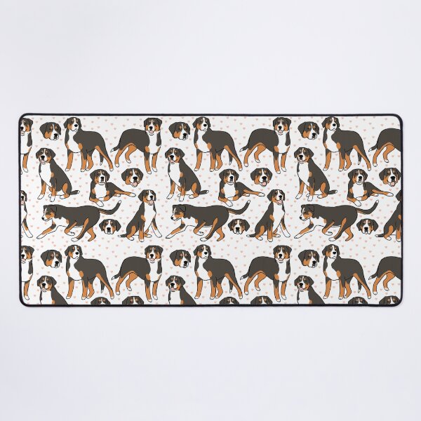 Item preview, Greater swiss mountain dog cute illustration designed and sold by Yarafantasyart.