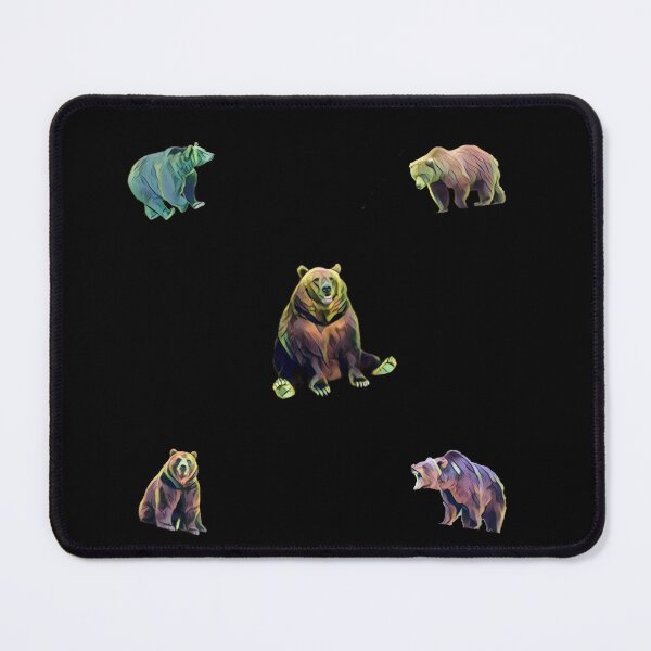 Item preview, Ferocious Grizzly Bear Pattern - Available on socks mugs shirts stickers and more designed and sold by Dude Stuff.