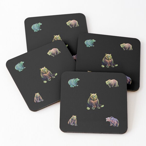 Item preview, Ferocious Grizzly Bear Pattern -  Available on socks mugs shirts stickers and more designed and sold by Dude  Stuff.