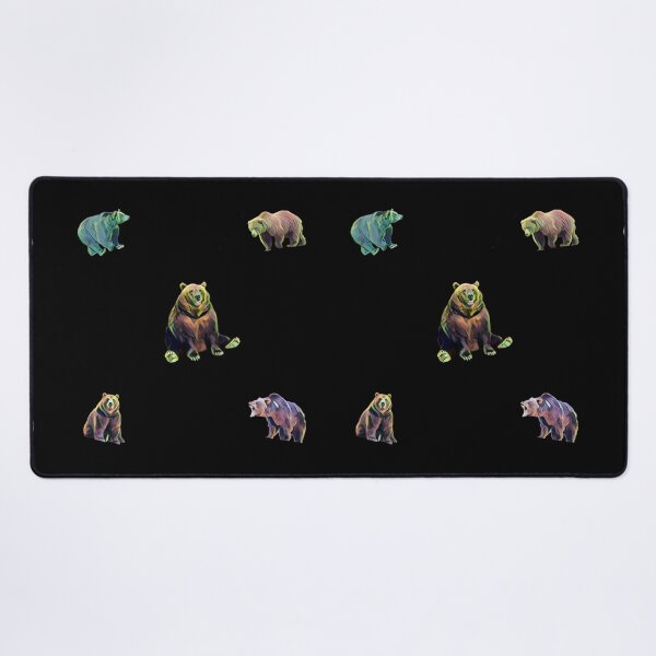 Item preview, Ferocious Grizzly Bear Pattern - Available on socks mugs shirts stickers and more designed and sold by Dude Stuff.