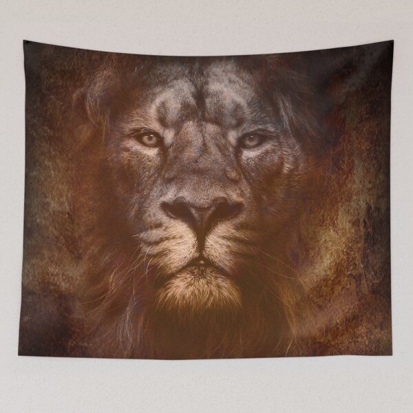 Item preview, wild lion designed and sold by johnnyssandart.