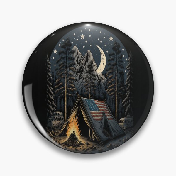 Item preview, Patriotic Campers American Flag designed and sold by druckfun.